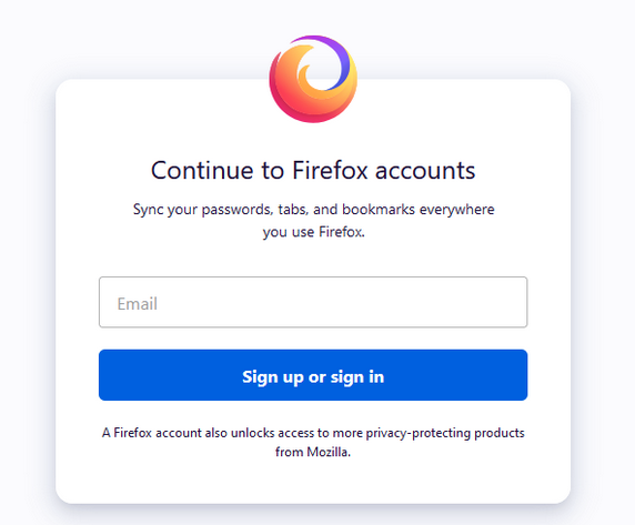 Firefox Account 1